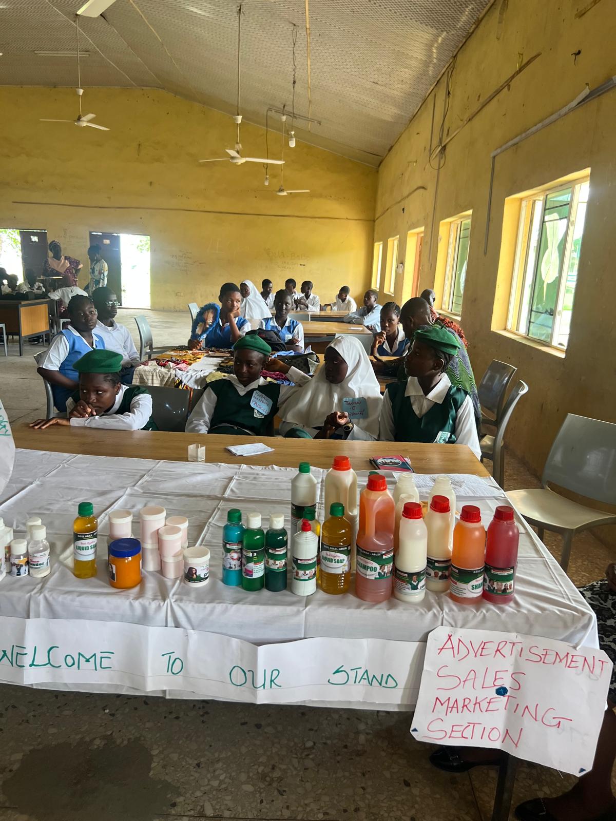 Secondary school entrepreneurship training session